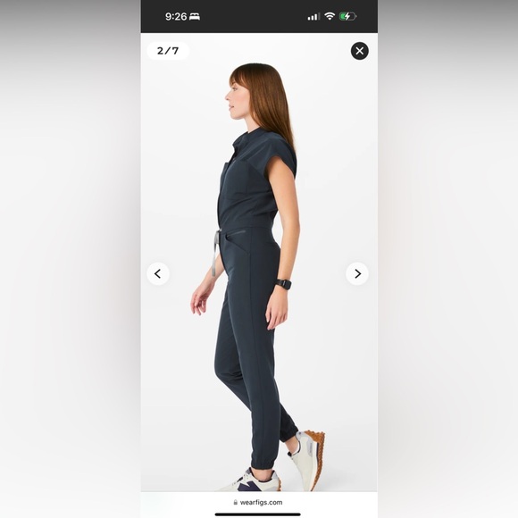 FIGS Rafaela Cargo ScrubJumpsuit - Picture 2 of 8